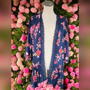 Maurices Womens Kimono Floral [M]